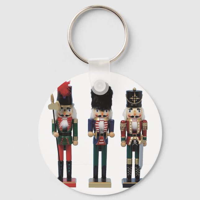 Three Traditional Nutcracker Nyckelring (Framsida)