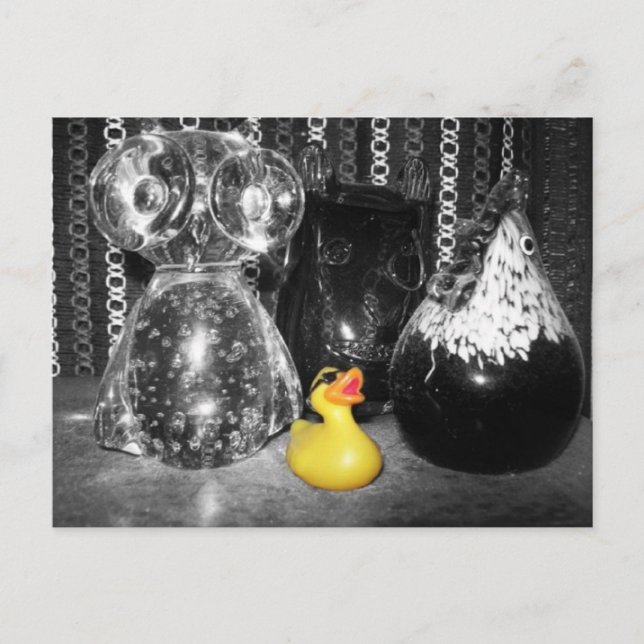 "Three Wise Manar" Rubber Anka vykort (Framsida)