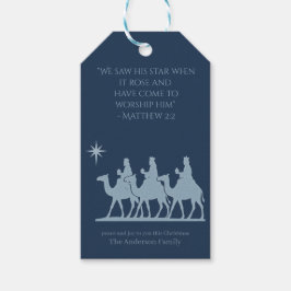 Three Wise Men Gift Tag– Following the Star Presentetikett