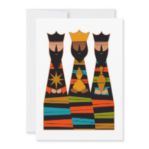 Three Wise Men Modern Mid-Century