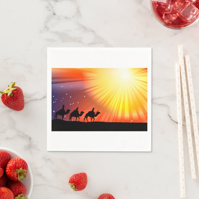 Three Wise Men Paper Napkins Pappersservett (Insitu)