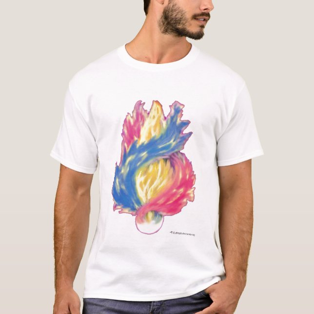 Threefold flamma tee shirt (Framsida)