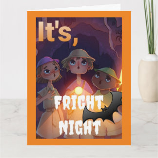 #ThreeHikerGangAndtheHauntedCave Halloween Kort