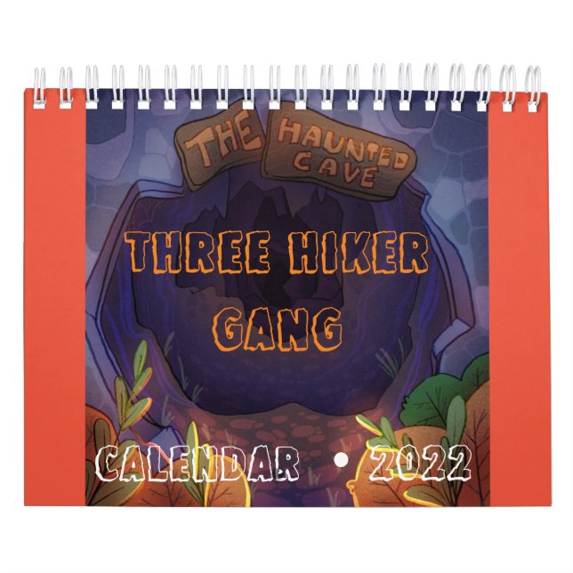 #ThreeHikerGangInTheHauntedCave  Kalender (Omslag)