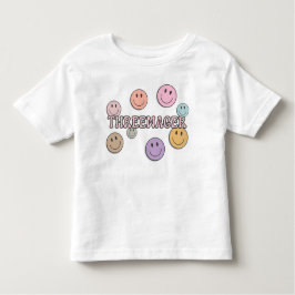 Threenager 3rd Birthday T Shirt
