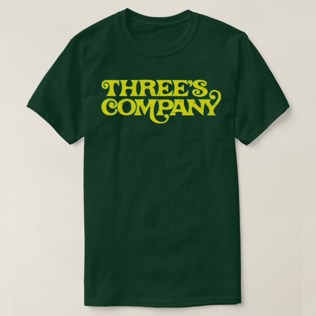 Threer Company Retro Typography Design T Shirt (Design framsida)