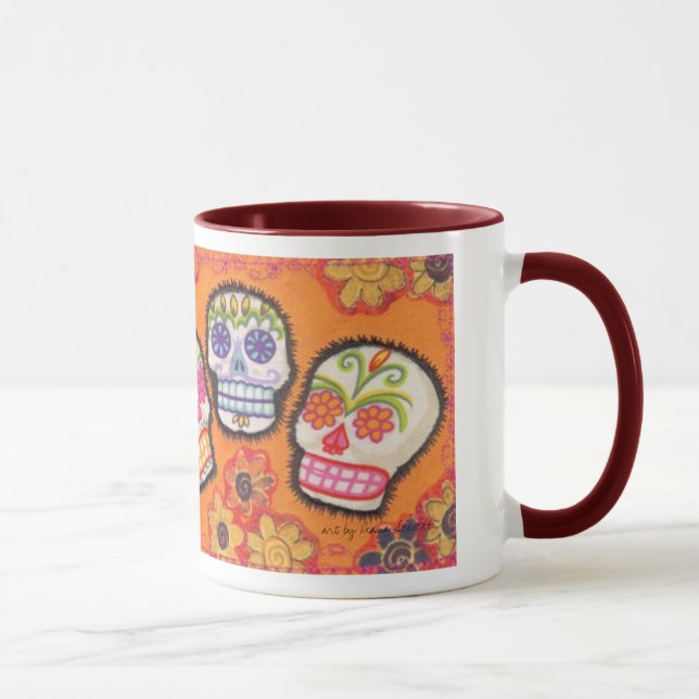 ThreeSugarSkulls Mugg (Höger)