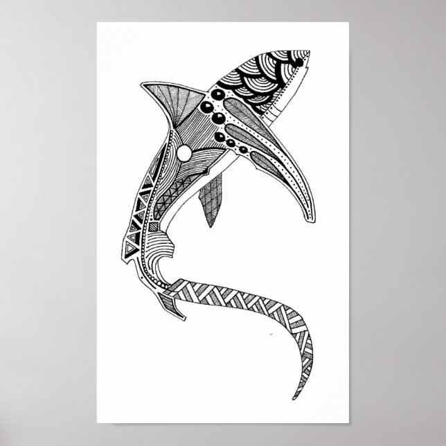 Thresher Shark Poster (Framsidan)