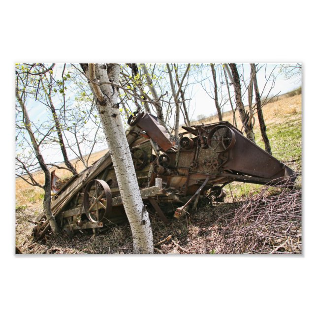 Threshing Maskin Fototryck (Framsidan)