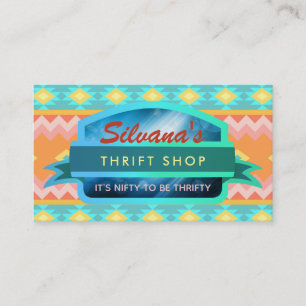 Thrift Shop Slogans-Affärskort Visitkort