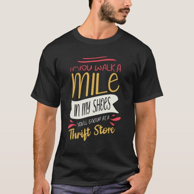 Thrifter Thrifter Shop Whisperer Älskare T Shirt (Framsida)