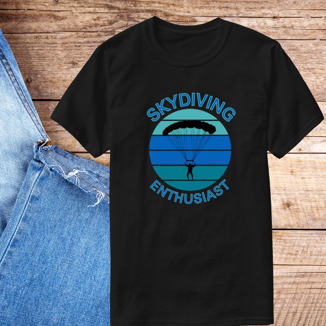 Thrill Search Skydiving Enthusiast T Shirt (Skapare uppladdad)