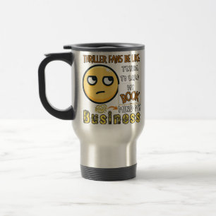 Thriller Fläkt försöker läsa min Bok 11-15 oz Mugg
