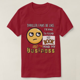 Thriller Fläkt försöker läsa min Bok Unisex Tee