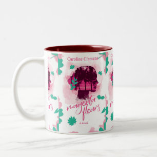 Thriller Magenta Fleurs Två-Tonad Mugg