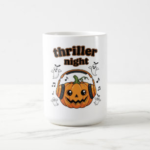 Thriller Night Pumpkin Halloween Kaffemugg