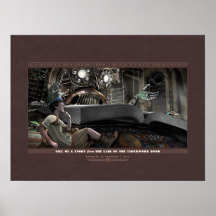 "Thrilling Tales": Berätta en artikel (24x18") Poster