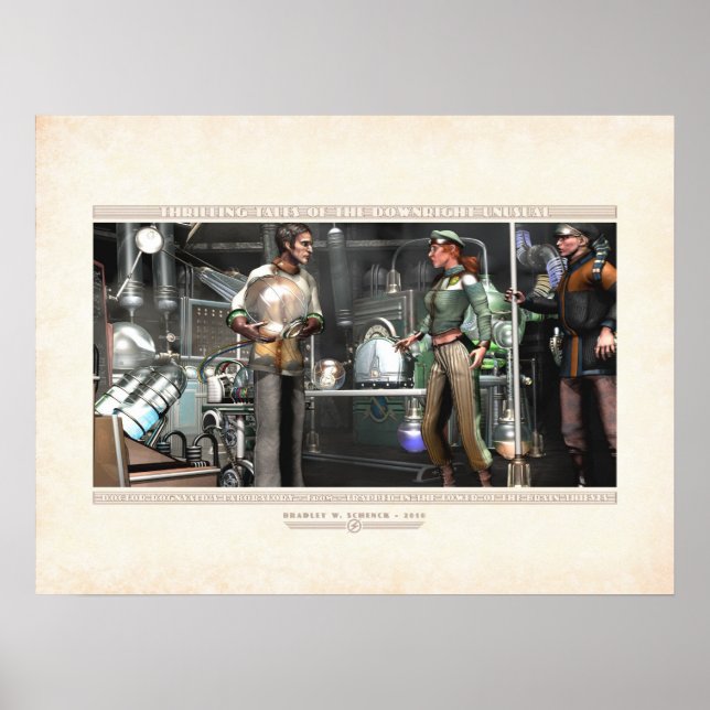 Thrilling Tales:Rognvald's Laboratory (24x18 tum) Poster (Framsidan)