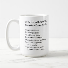 Thrive in 2026 Morning Mindfulness Kaffemugg