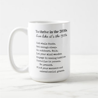 Thrive in 2026 Morning Mindfulness Kaffemugg