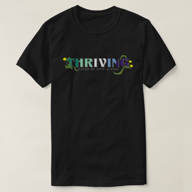 Thriving Gay pride T Shirt (Design framsida)