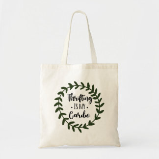 Thriwing är min Cardio Greenery Tote Bag Tygkasse