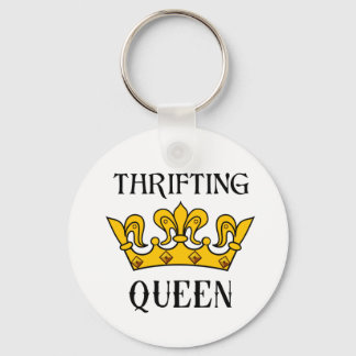 Thriwing Queen- Funny Bargain Hunters citat T- Nyckelring