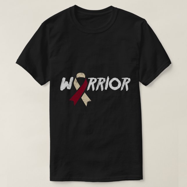 Throat Cancer Oral, Head & Nacke Cancer Warrior Fi T Shirt (Design framsida)