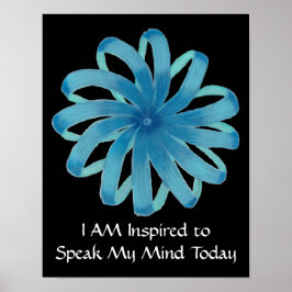 Throat Chakra Art #1 - Självuttryck Poster