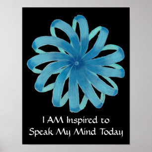 Throat Chakra Art #1 - Självuttryck Poster