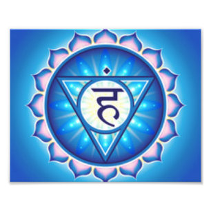 Throat Chakra Fototryck