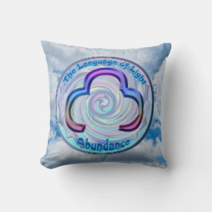 Throat Chakra - Symbol Abundance Kudde