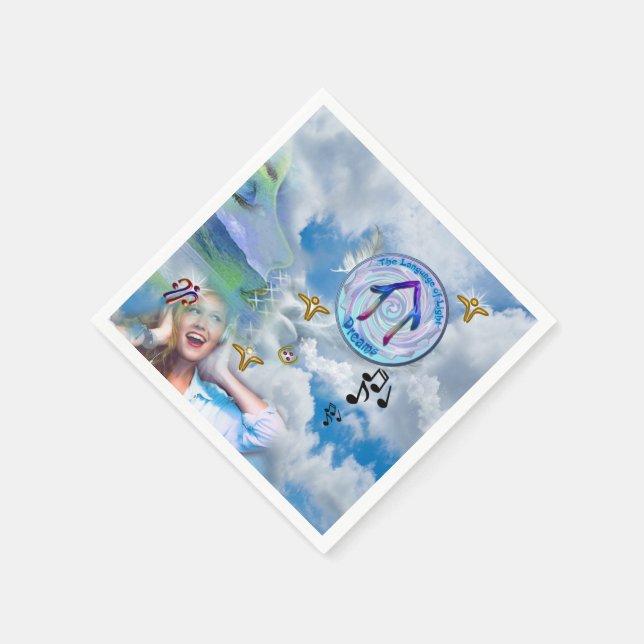 Throat Chakra - Symbol Dreams Pappersservett (Hörn)