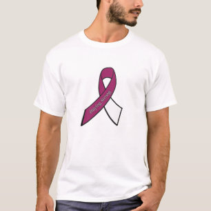 Throat, Nacke Head Cancer Awareness Ribbon Shirt Tee