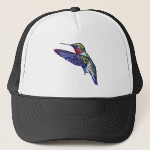 Throated Hummingbird för Ruby Truckerkeps