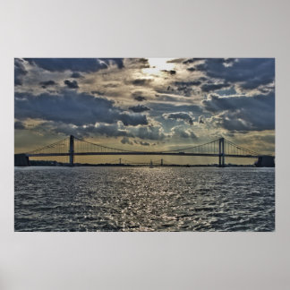 Throgs Nacke & Whitestone Bridges Poster