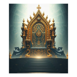 „Thron der Götter – Sitz der himmlischen Macht“ Fototryck