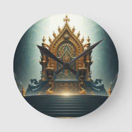 „Thron der Götter – Sitz der himmlischen Macht“ Rund Klocka