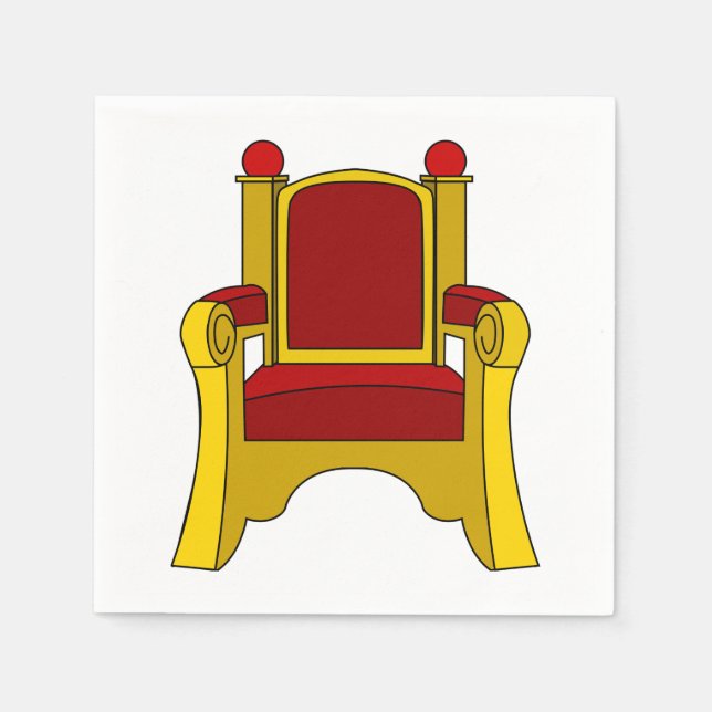 Throne Pappra Napkins Pappersservett (Framsidan)