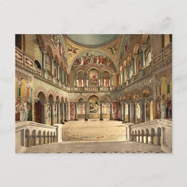 Throne Room, Neuschwanstein Castle, Tyskland Vykort (Framsida)