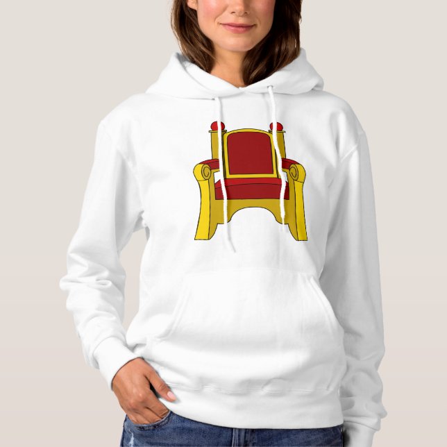 Throne Womens Hoodie T Shirt (Framsida)