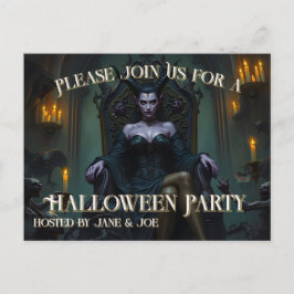 Throned Demon Queen i Candlelight - Inbjudan