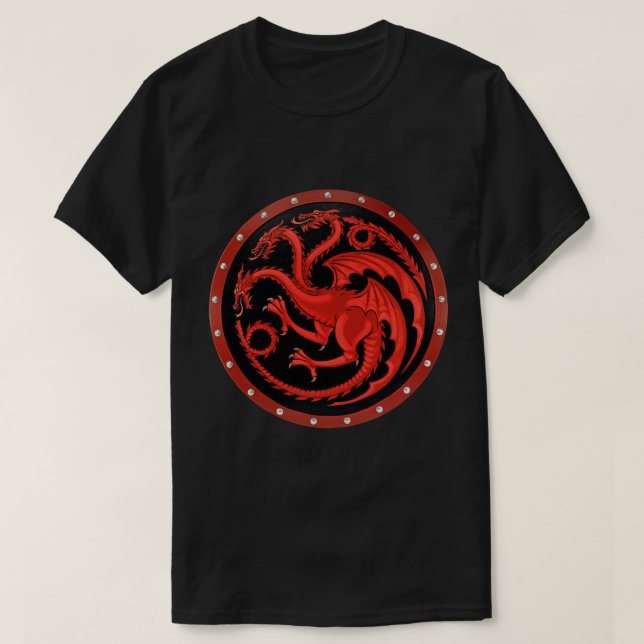 Thrones Hoodie-spel T Shirt (Design framsida)