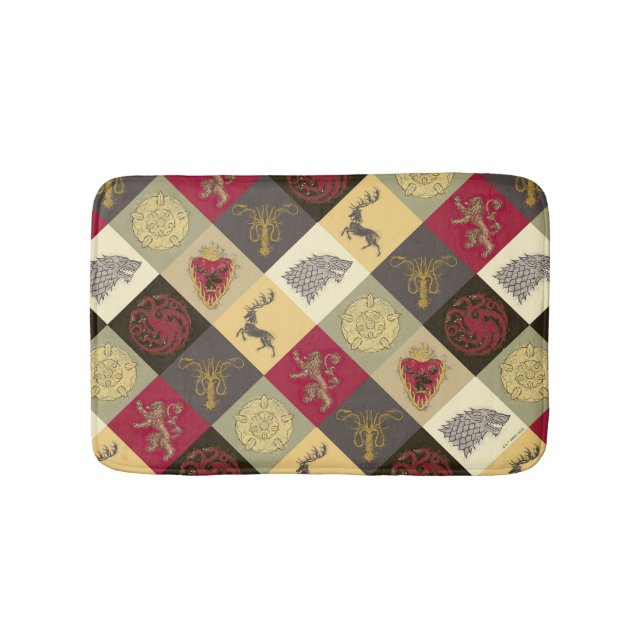 Thrones Sigil Mönster Badrumsmatta (Framsidan)