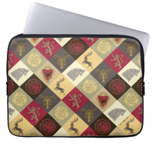 Thrones Sigil Mönster Laptop Fodral