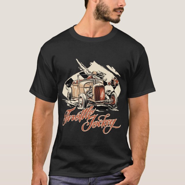 Throttle Jockey - Roadster Tävling T Shirt (Framsida)
