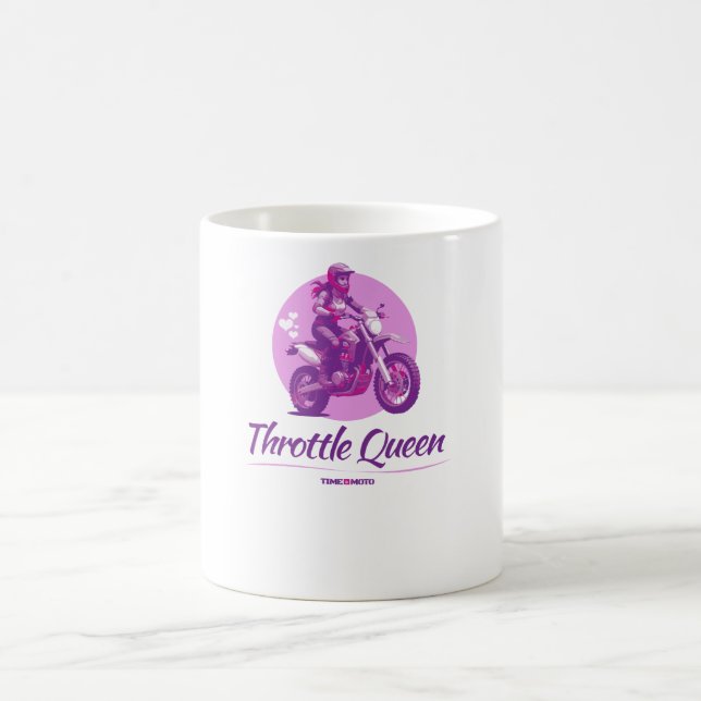 Throttle Queen Coffee Mug Kaffemugg (Center)