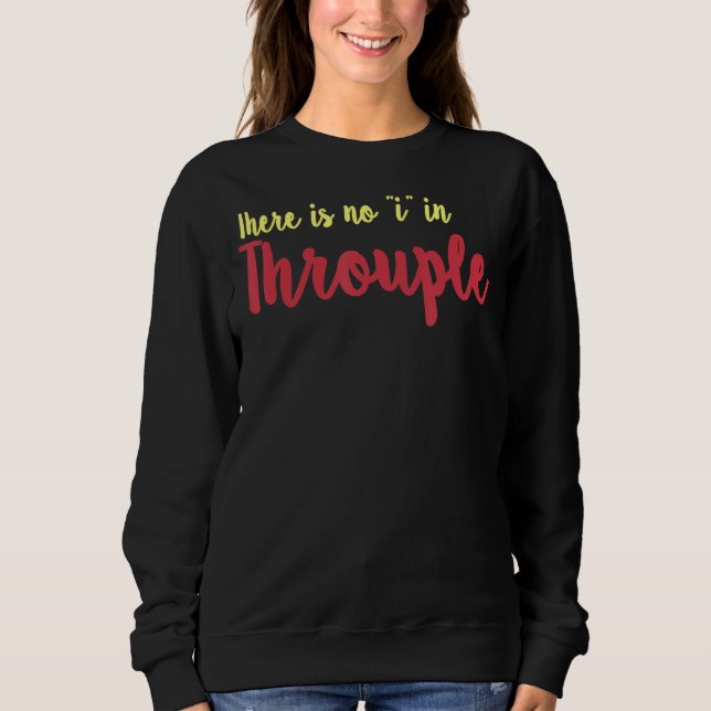 Throuple Polyamous Romantic Relation Tre T Shirt (Framsida)
