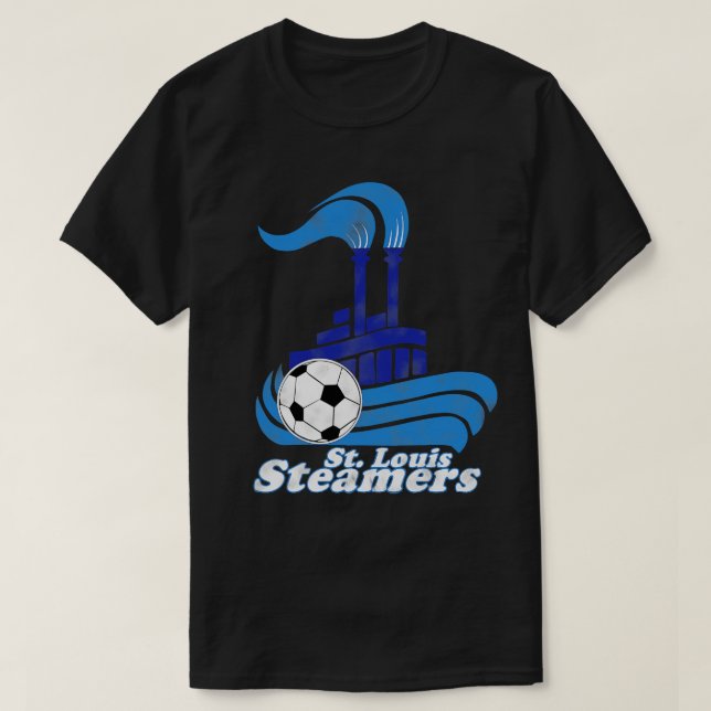 Throw Back MISL St Louis Steamers T Shirt (Design framsida)