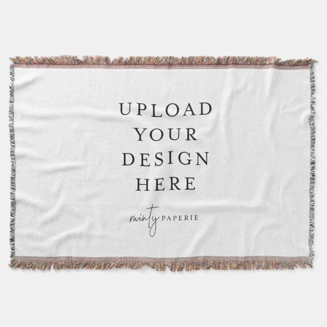 Throw Blanket 54 tum x 38 tum Filt (Framsidan)